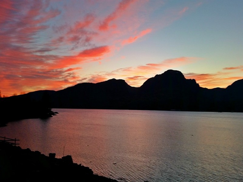 sunset from the studio